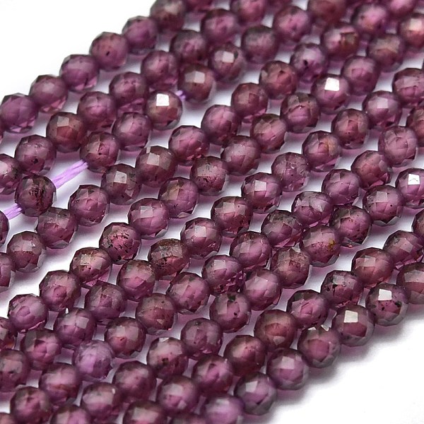 Natural Garnet Beads Strands