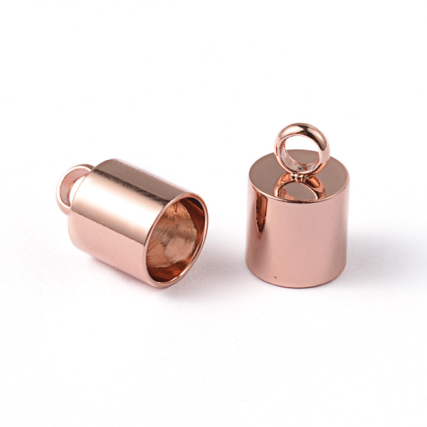 

PandaHall Ion Plating(IP) 304 Stainless Steel Cord End, End Caps, Column, Rose Gold, 11x7mm, Hole: 3mm, Inner Diameter: 6mm 304 Stainless...