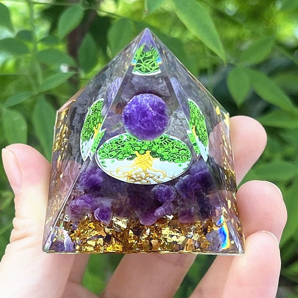 Orgonite Pyramid Re… - image