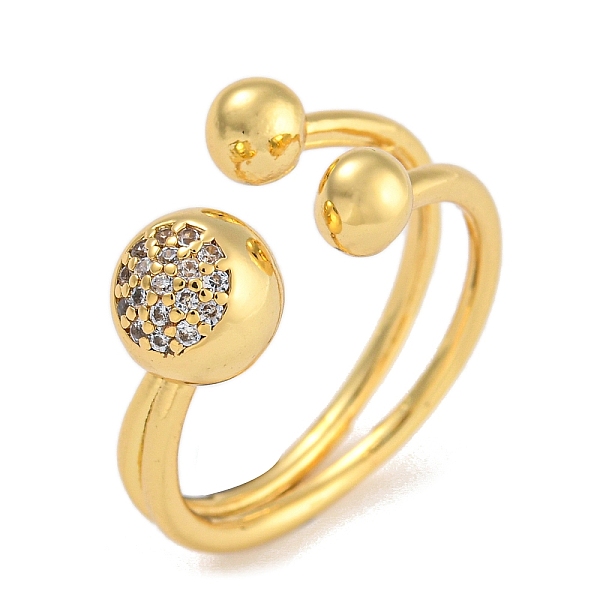 Brass Micro Pave Cu… - image