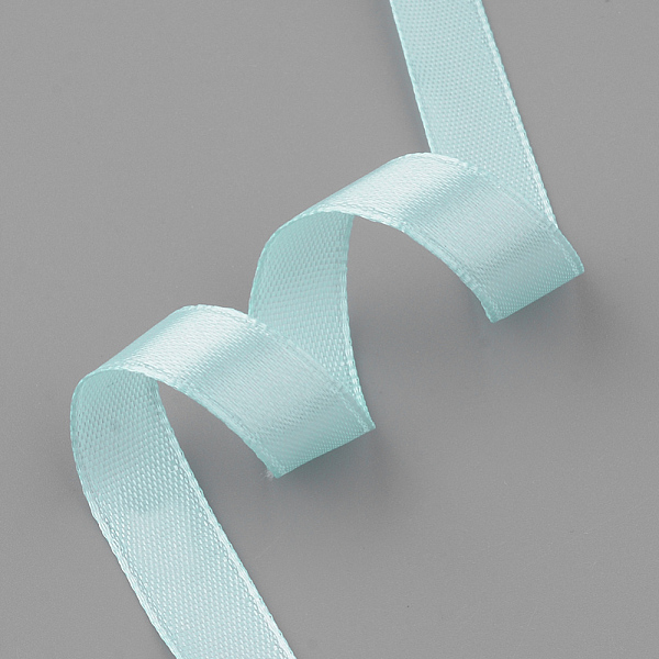 

PandaHall High Dense Single Face Satin Ribbon, Polyester Ribbons, Light Sky Blue, 1/4 inch(6~7mm), about 25yards/roll, 10rolls/group, about...