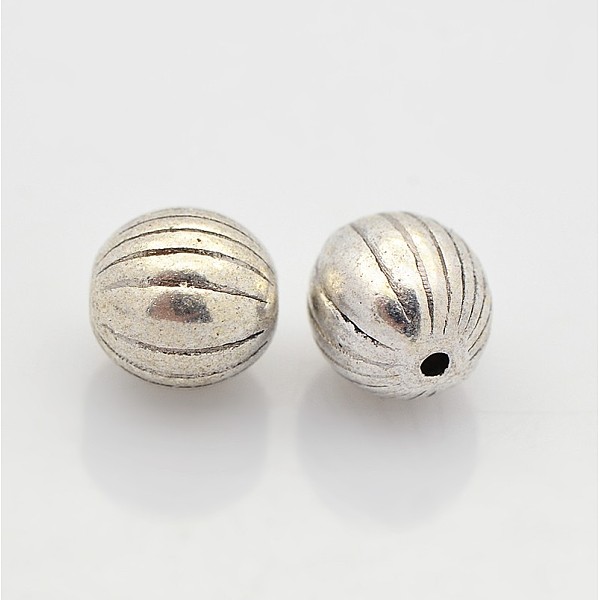 

PandaHall Tibetan Style Alloy Beads, Lead Free & Cadmium Free & Nickel Free, Round, Antique Silver, Round, about 7mm in diameter, hole: 1mm...