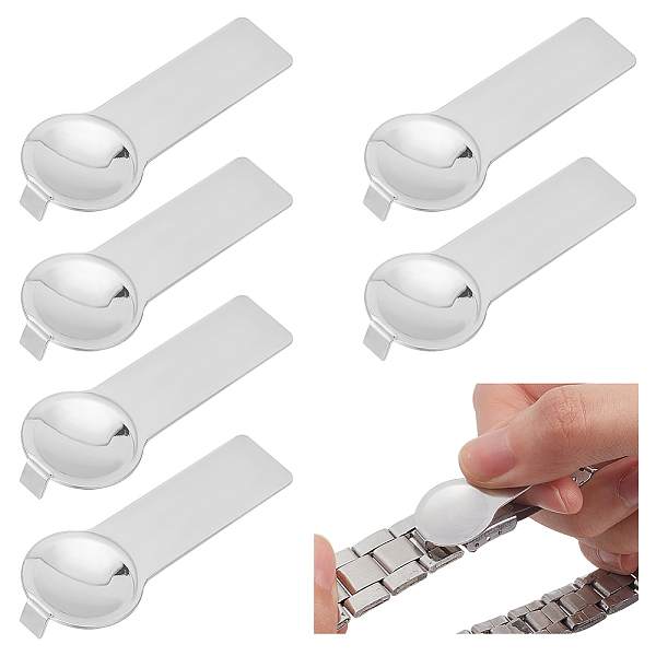 

PandaHall GOMAKERER 6 Pcs Italian Charm Tools, Double Sided Italian Charm Opening Tool 304 Stainless Steel Jewelry Tool for Adding and...