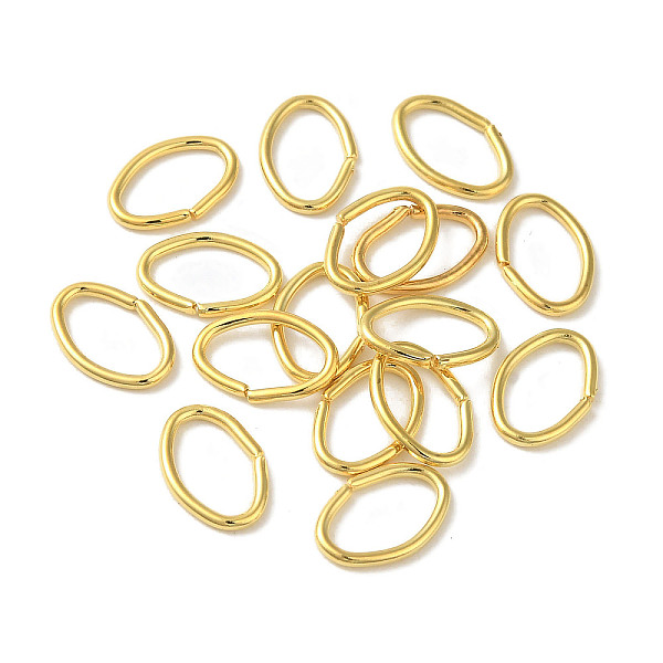 

PandaHall 304 Stainless Steel Open Jump Rings, Oval, Real 18K Gold Plated, 10x7x1mm, Inner Diameter: 8x5mm 303 Stainless Steel Oval