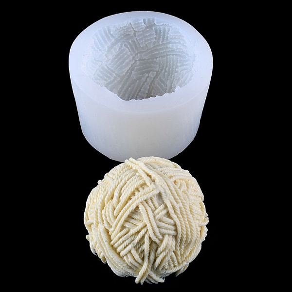 

PandaHall Food Grade Silicone Molds, Resin Casting Molds, For UV Resin, Epoxy Resin Jewelry Making, Pompon, White, 80x53mm, Inner Diameter...