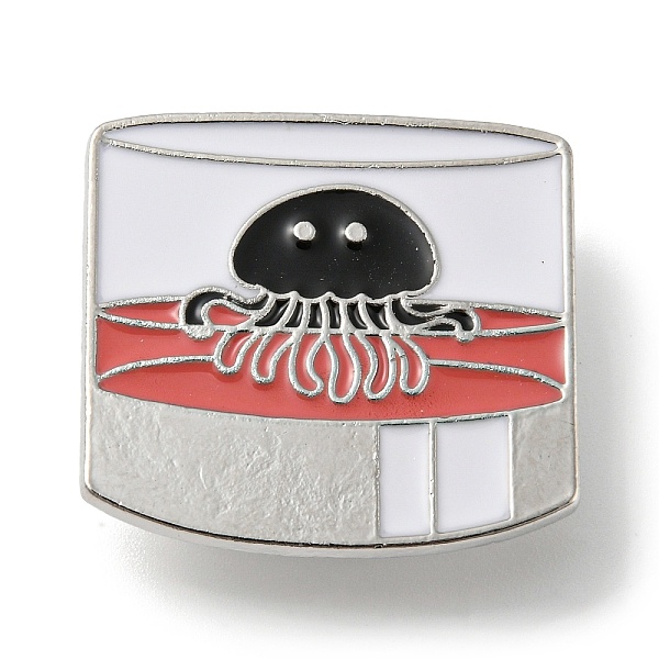 

PandaHall Alloy Brooches, Bird Enamel Pins, for Backpack Clothes, Jellyfish, 26.5x28.5x1.5mm Alloy+Enamel Jellyfish