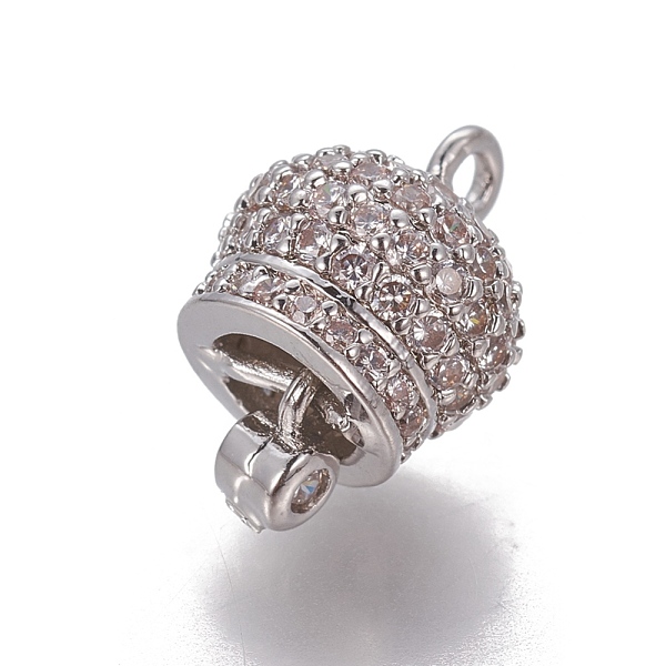 

PandaHall Brass Cubic Zirconia Pendants, Crown, Clear, Platinum, 12.5x8.5mm, Hole: 1.2mm Brass+Cubic Zirconia Crown Clear