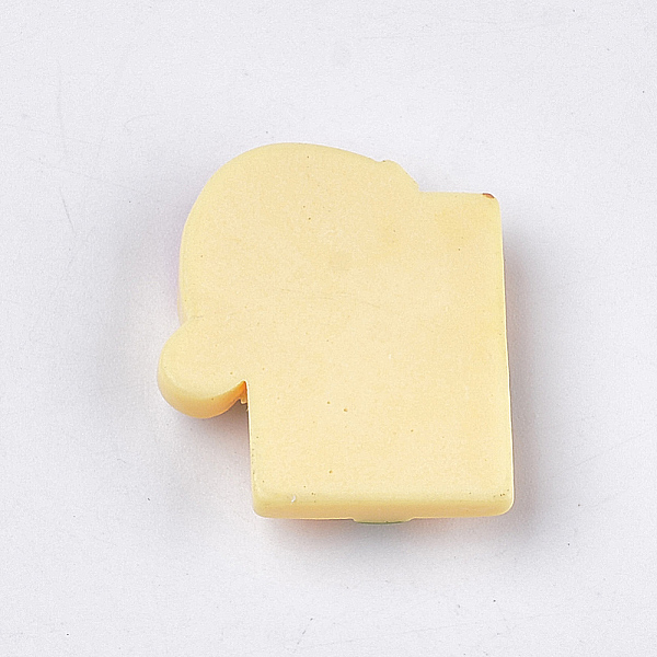 

PandaHall Resin Cabochons, Christmas Gift, Yellow, 27.5~28x23x7mm Resin Box Yellow