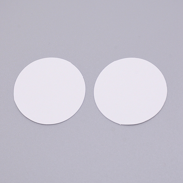 

PandaHall Flat Round English Paper Piecing, Paper Quilting Template for Patchwork, DIY Accessories, White, 3.8cm, 100pcs/bag Paper White