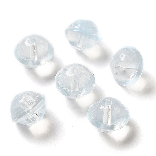 

PandaHall Transparent Glass Beads, Round, Light Blue, 15.5x12mm, Hole: 1.8mm Glass Round