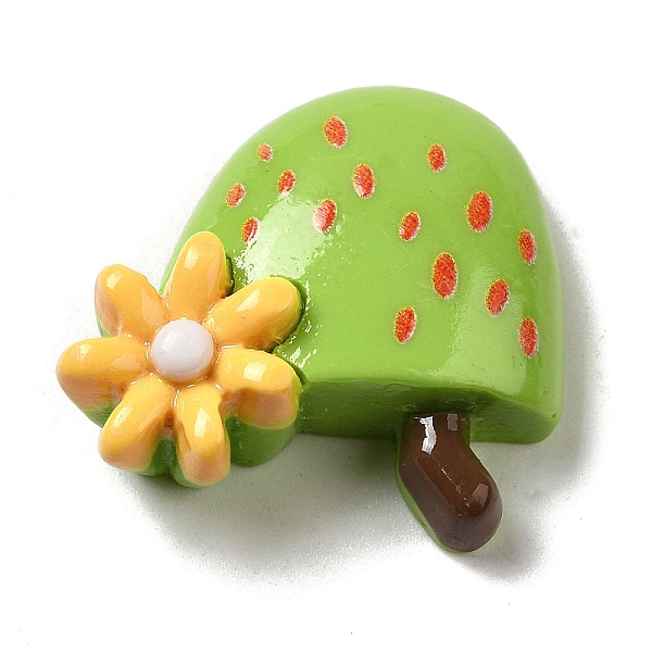 

PandaHall Cute Opaque Resin Tree Cabochons, for Jewelry Making, Green Yellow, 24x25.5x8.5mm Resin Tree Green