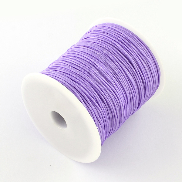 

PandaHall Nylon Thread, Medium Purple, 1mm, about 153.1 yards(140m)/roll Nylon Purple
