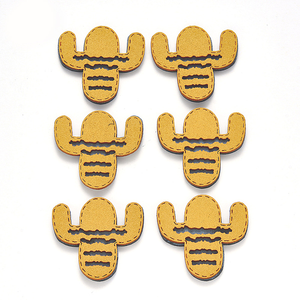 

PandaHall Faux Suede Patches, Costume Ornament Accessories, for Magic Tape Hair Clip Making, Cactus, Yellow, 39x39.5x3mm Faux Suede Others...
