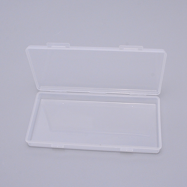 

PandaHall Transparent Plastic Bead Containers, with Hinged Lids, for Beads and More, Rectangle, Clear, 17.2x8.85x2.2cm Plastic Rectangle...