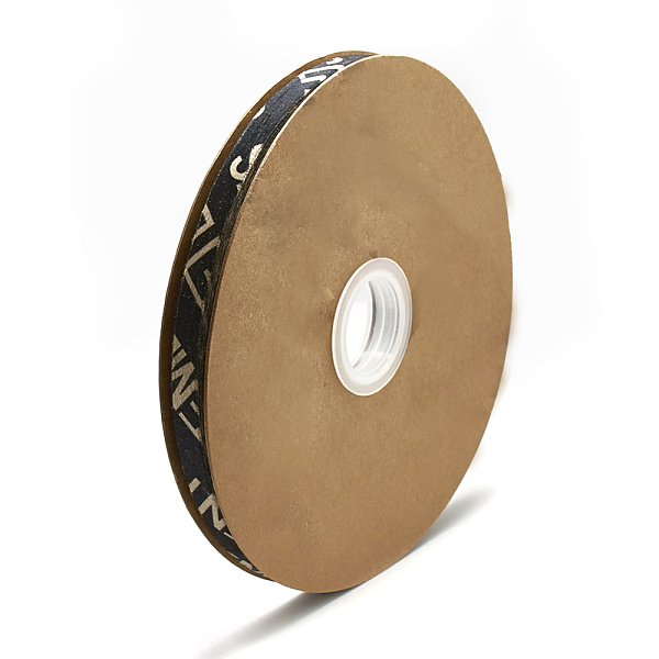 

PandaHall Nylon Ribbon, Personalized Ribbon, with Word, Black, 5/8 inch(15mm), about 40yards/roll(36.5m/roll) Nylon Word Black