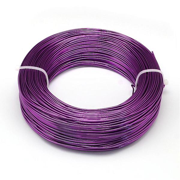PandaHall Round Aluminum Wire, Bendable Metal Craft Wire, for DIY Jewelry Craft Making, Dark Violet, 3 Gauge, 6.0mm, 7m/500g(22.9 Feet/500g)...