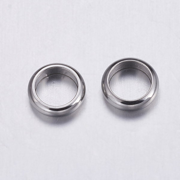 

PandaHall 304 Stainless Steel Beads, Rondelle, Stainless Steel Color, 7x2mm, Hole: 5mm 304 Stainless Steel Rondelle