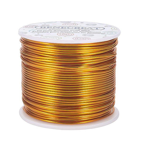 

PandaHall BENECREAT 15 Gauge 220FT Aluminum Wire Anodized Jewelry Craft Making Beading Floral Colored Aluminum Craft Wire - Gold Aluminum...