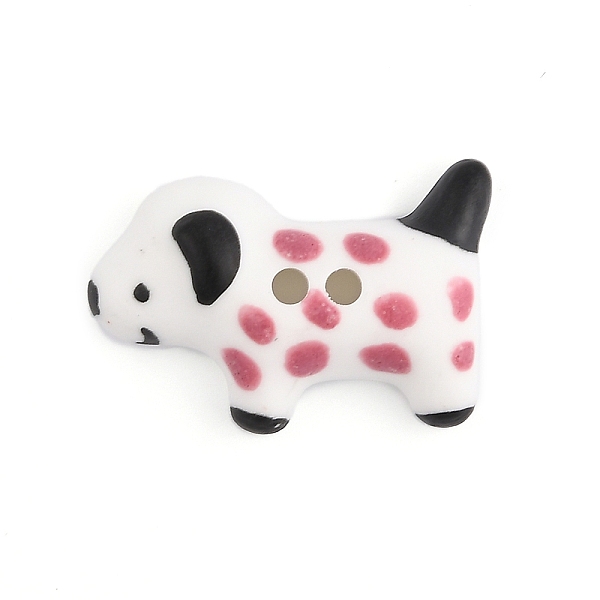 Dog Ceramic Buttons - image