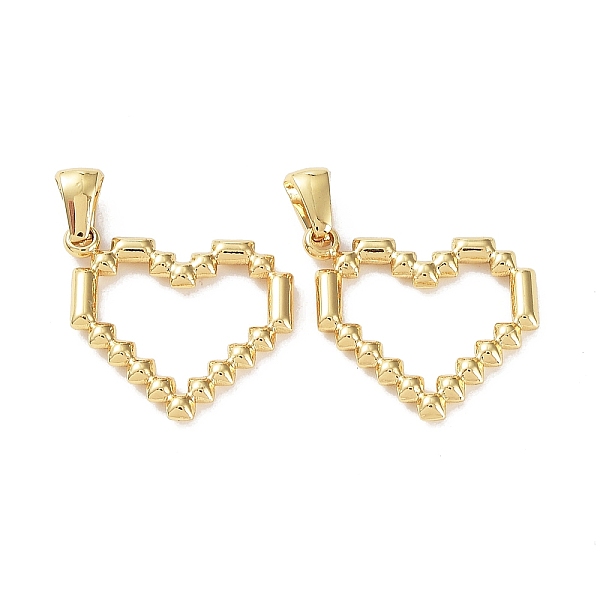 

PandaHall 304 Stainless Steel Pendants, Heart Charm, Golden, 20x21x2.5mm, Hole: 5.5x3mm 304 Stainless Steel Heart