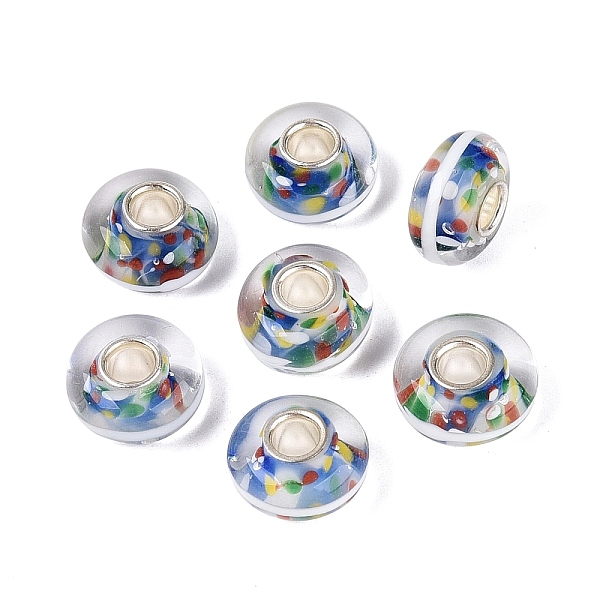 Handmade Lampwork Brass Core European Beads Handmade Lampwork Brass Core European Beads
