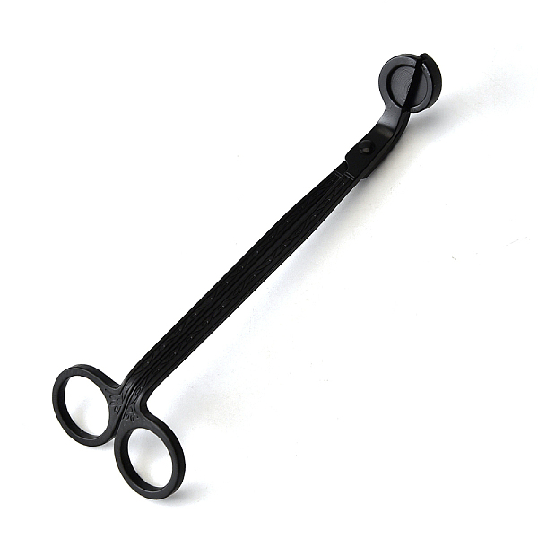 

PandaHall Stainless Steel Candle Wick Trimmer, Candle Tool Accessories, Electrophoresis Black, 18x5.8cm Stainless Steel