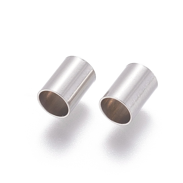 

PandaHall 304 Stainless Steel Tube Beads, Stainless Steel Color, 7x5mm, Hole: 3.8mm 304 Stainless Steel Tube