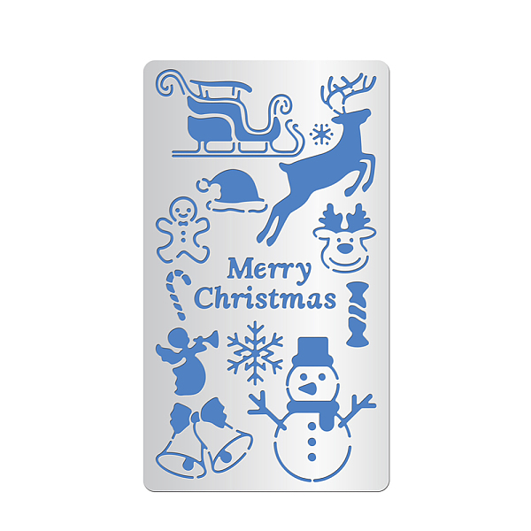 

PandaHall Steel Cutting Dies Stencils, for DIY Scrapbooking/Photo Album, Decorative Embossing DIY Paper Card, Christmas Tree Pattern...