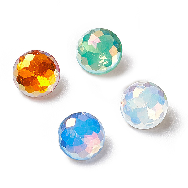 

PandaHall Light AB Style Eletroplated K9 Glass Rhinestone Cabochons, Pointed Back & Back Plated, Diamond, Mixed Color, 8x4.5mm Glass..., Multicolor
