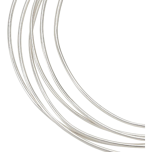 

PandaHall BENECREAT 0.8mm/20 Gague 999 Sterling Silver Wire, 1m Round Craft Wire for Wire Wrap Jewelry Making, Spool Project, Bracelets and...