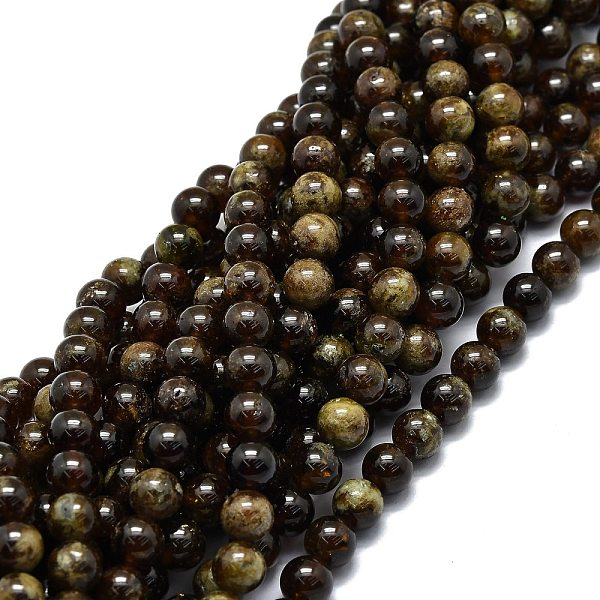 

PandaHall Natural Garnet Beads Strands, Round, 8mm, Hole: 1mm, about 51pcs/strand, 15.55''(39.5cm) Garnet Round