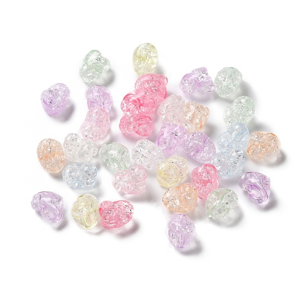 

PandaHall Transparent Acrylic Beads, Heart, Mixed Color, 9x12x9mm, Hole: 2mm Acrylic Heart Multicolor