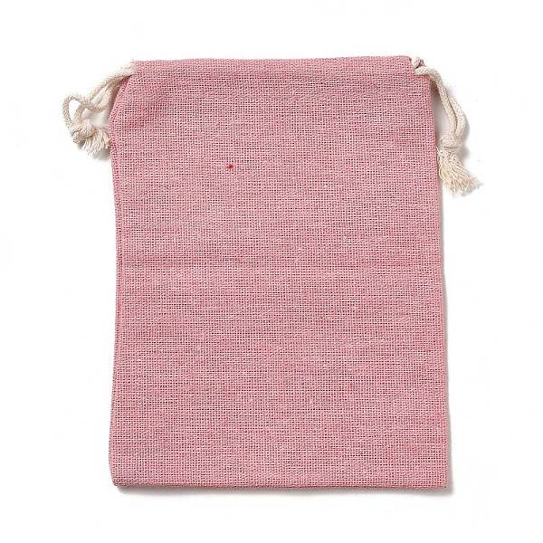 

PandaHall Rectangle Cloth Packing Pouches, Drawstring Bags, Pearl Pink, 16x12.85x0.45cm Cloth Rectangle