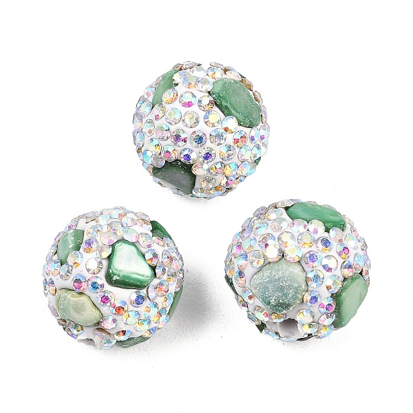 Perles de strass en pâte polymère manuelles