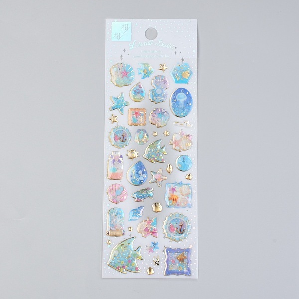 

PandaHall Epoxy Resin Sticker, for Scrapbooking, Travel Diary Craft, Mixed Patterns, 0.4~2.75x0.4~2.6cm Epoxy Resin