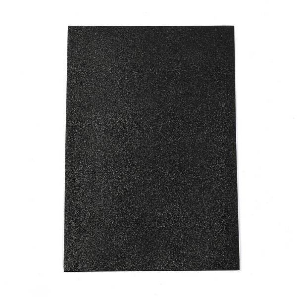 

PandaHall Sponge Sheet Foam Paper, with Shiny Sequins, Black, 29.7x20.1x0.2cm, 10 sheets/bag Sponge Black