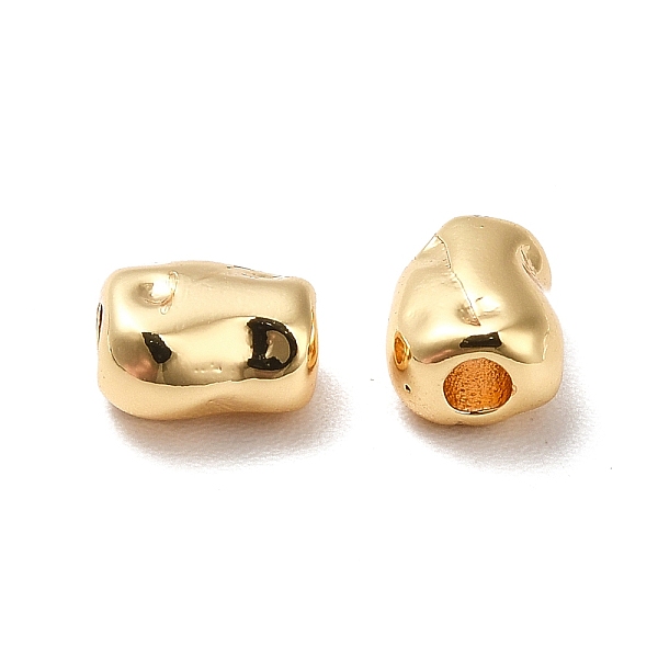 

PandaHall Brass Beads, Long-Lasting Plated, Oval, Real 18K Gold Plated, 5.5x4.5x3mm, Hole: 1.6mm Brass Oval