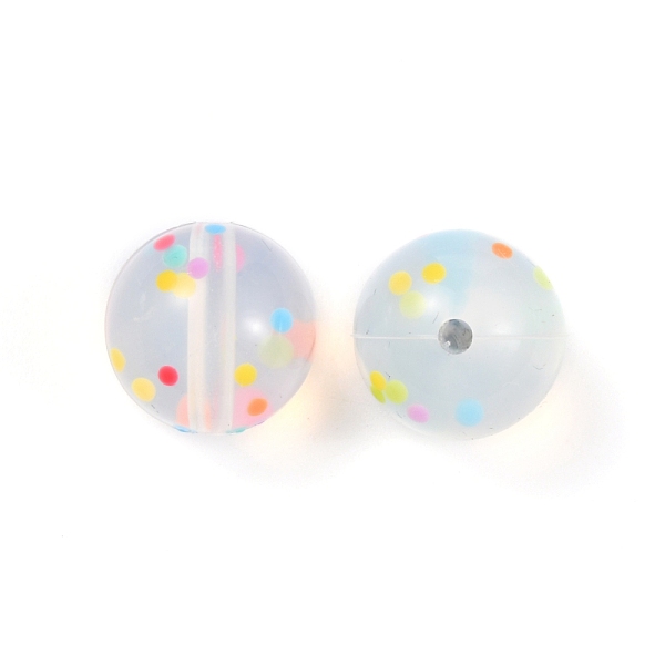 

PandaHall Food Grade Silicone Beads, DIY Nursing Necklaces and Bracelets Making, Chewing Pendants For Teethers, Round, Clear, 15mm, Hole...