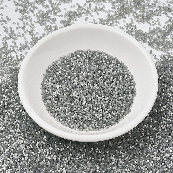 

PandaHall MIYUKI Delica Beads, Cylinder, Japanese Seed Beads, 11/0, (DB1817) Dyed Smoke Gray Silk Satin, 1.3x1.6mm, Hole: 0.8mm, about...