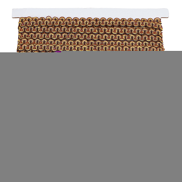 

PandaHall Polyester Wavy Ribbons, Curtain Decoration, Costume Accessories, Coffee, 3/8~1/2 inch(10~12mm), about 12.58 Yards(11.5m)/Card..., Brown
