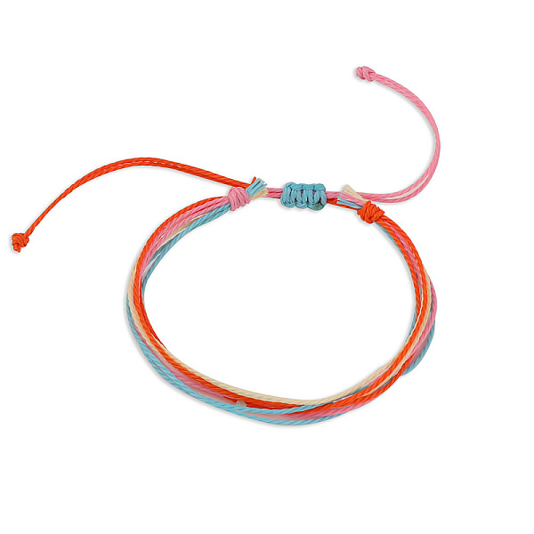 

PandaHall Colorful Wax Thread Bracelets Fibre