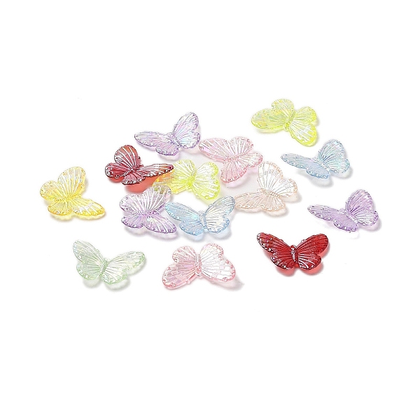 

PandaHall Transparent Acrylic Pendants, Butterfly, DIY Jewelry Making Finding, Mixed Color, 20x27x3mm, Hole: 1mm, 781pcs/500g Acrylic..., Multicolor