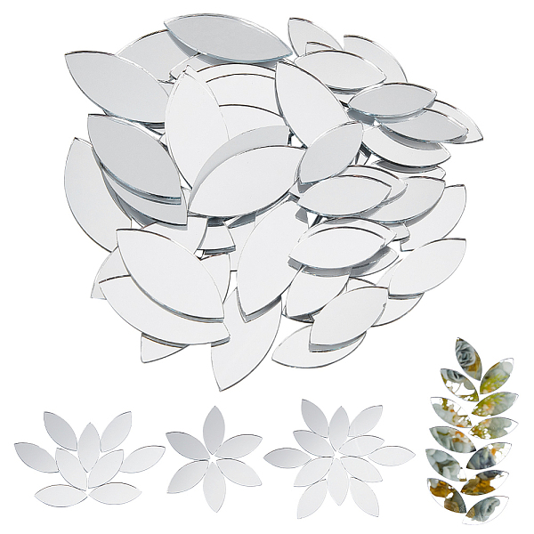 200 pz. 2 stili di piastrelle a mosaico con superficie a specchio-image-DIY-OC0012-43-it