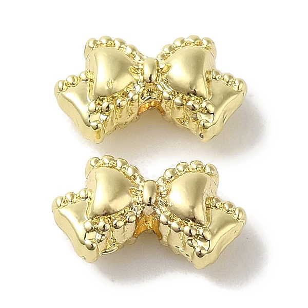 

PandaHall Rack Plating Alloy Beads, Cadmium Free & Nickel Free & Lead Free, Bowknot, Golden, 7x12.5x5mm, Hole: 1.8mm Alloy Bowknot