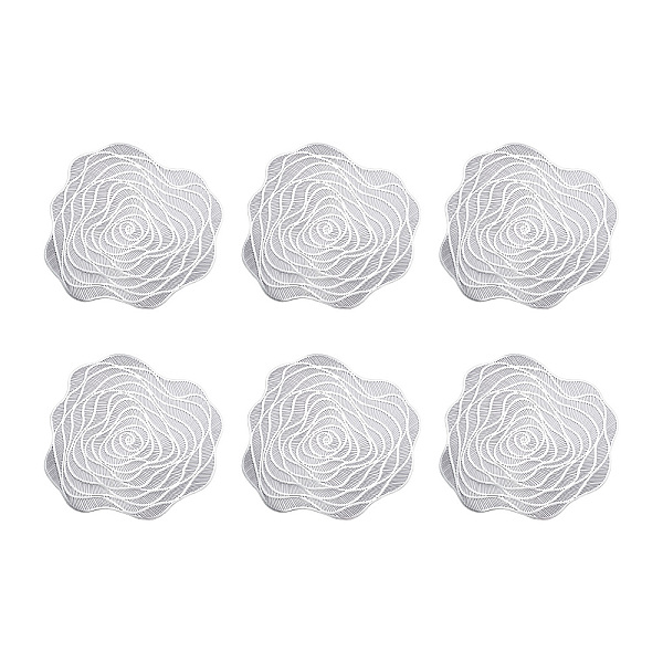 Supports de tampons chauds en pvc rose creux