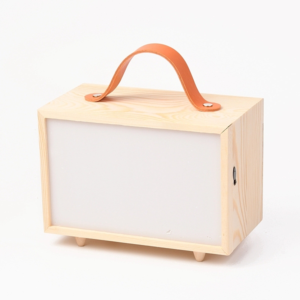 

PandaHall Wooden Storage Box, with Acrylic Transparent Cover and Handle, Rectangle, BurlyWood, 13x11x26cm Wood Rectangle Orange
