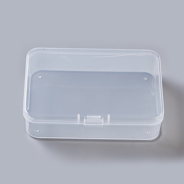

PandaHall Plastic Bead Containers, Rectangle, Clear, 9.5x6.6x2.6cm Plastic Rectangle Clear