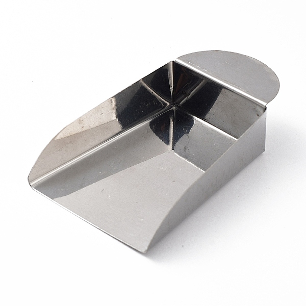 

PandaHall Iron Gem Shovel, Bead Powder Shovel, Platinum, 7.8x4.9x1.9cm Iron