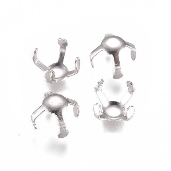 

PandaHall 304 Stainless Steel Rhinestone Claw Settings, Stainless Steel Color, Tray: 4mm, 8.5x8.5x5.8mm 304 Stainless Steel Others