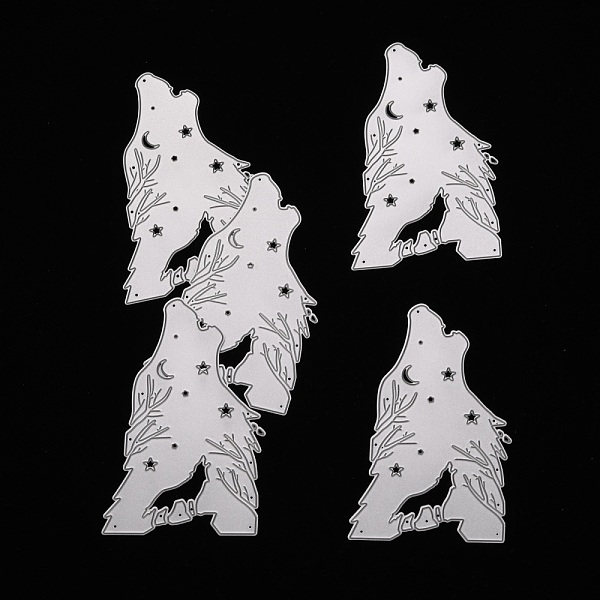 

PandaHall Wolf Carbon Steel Cutting Dies Stencils, for DIY Scrapbooking/Photo Album, Decorative Embossing DIY Paper Card, Matte Platinum...